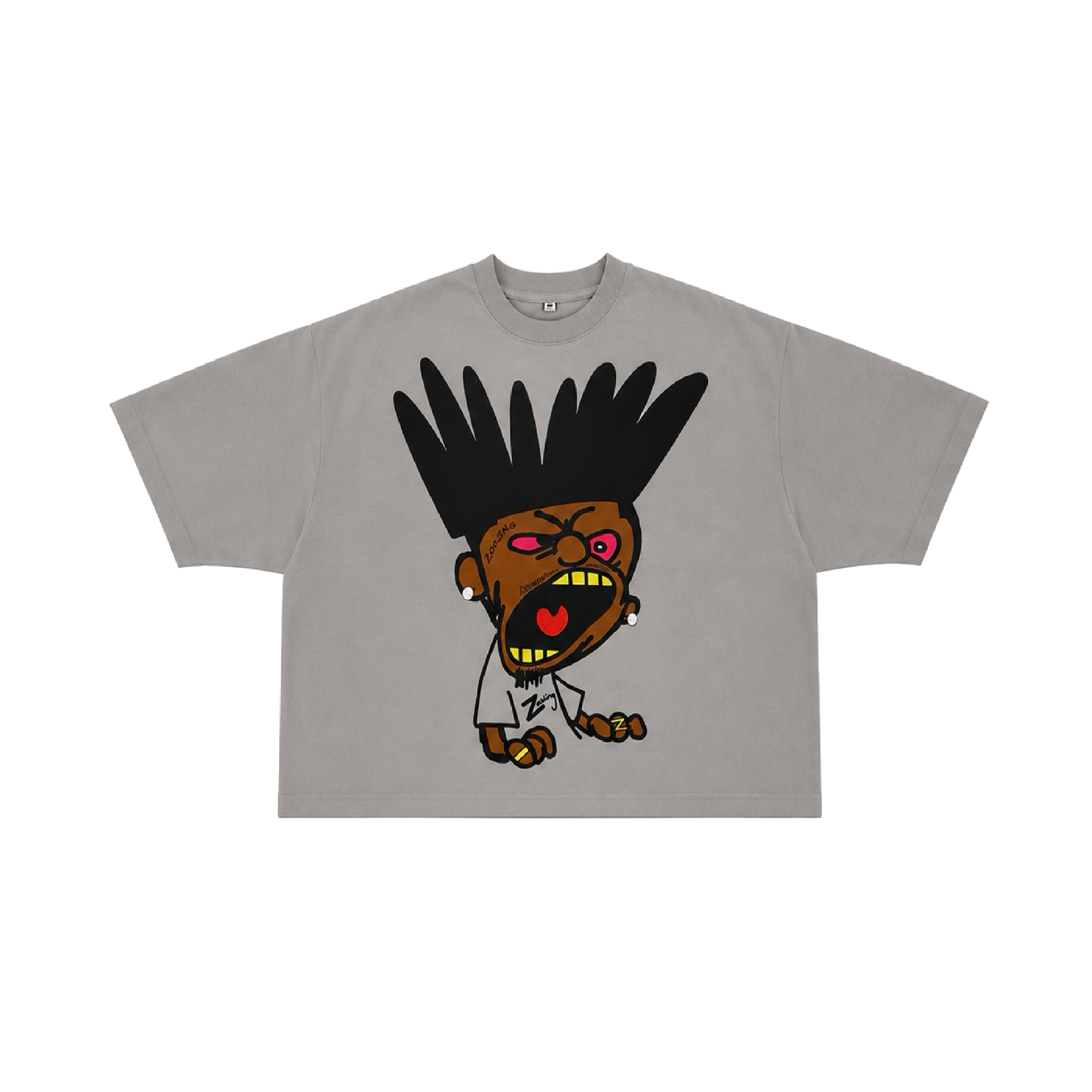 Grey Zooling Box Tshirt